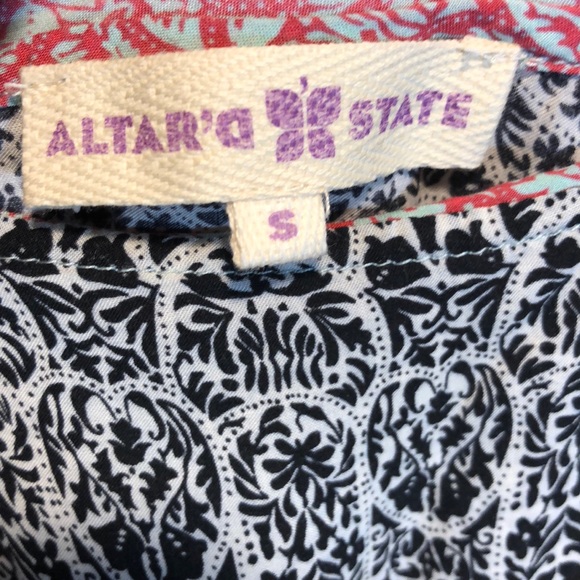 Altar’d State Rayon Boho Dress with Butterfly Sleeve - Picture 6 of 8